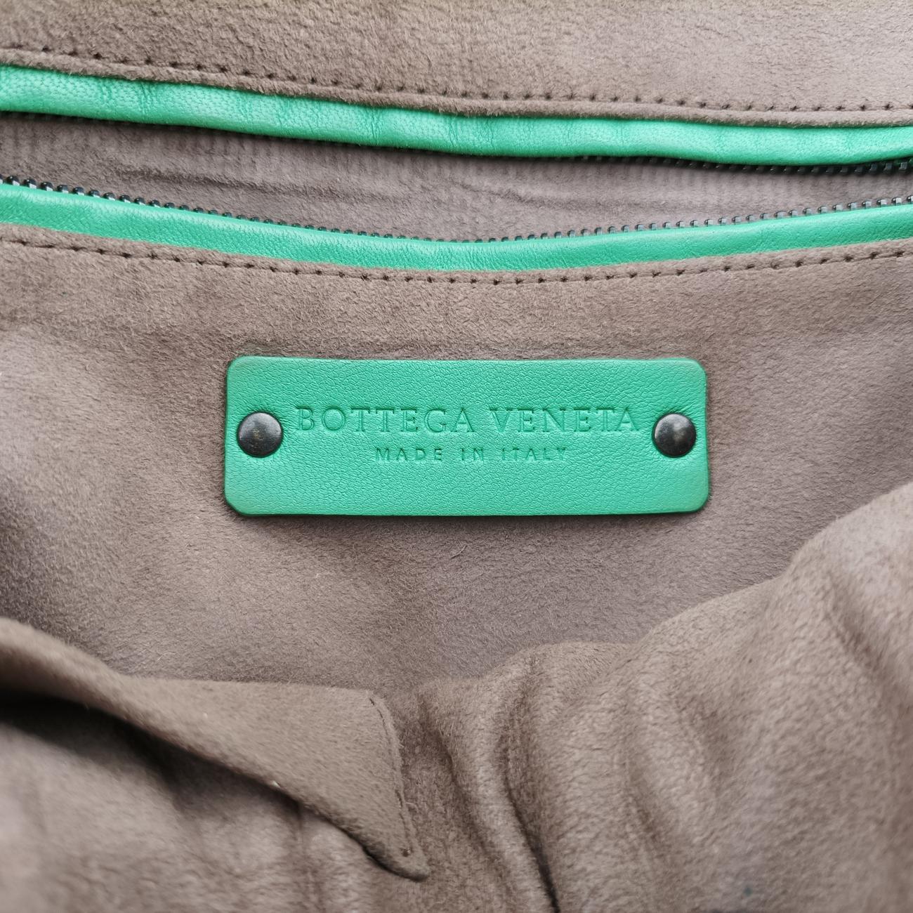 Intrecciato Green Leather×snakeskin B02498862Qイントレチャート グリーン レザー×ヘビ革 B02498862Q