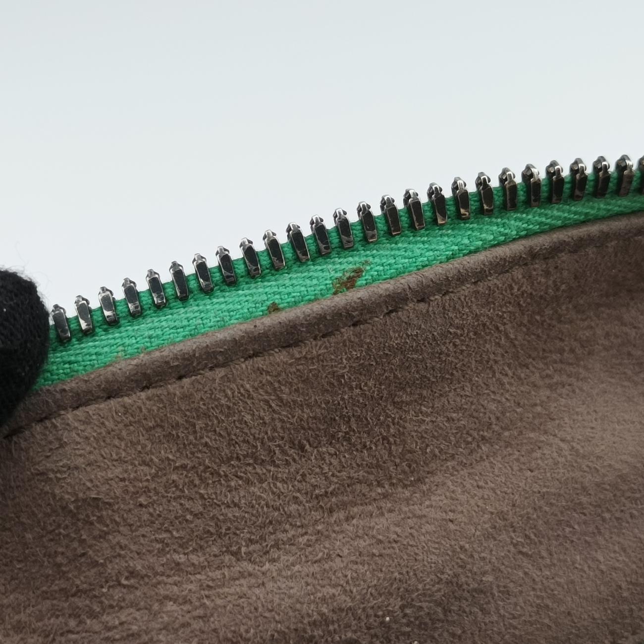 Intrecciato Green Leather×snakeskin B02498862Qイントレチャート グリーン レザー×ヘビ革 B02498862Q