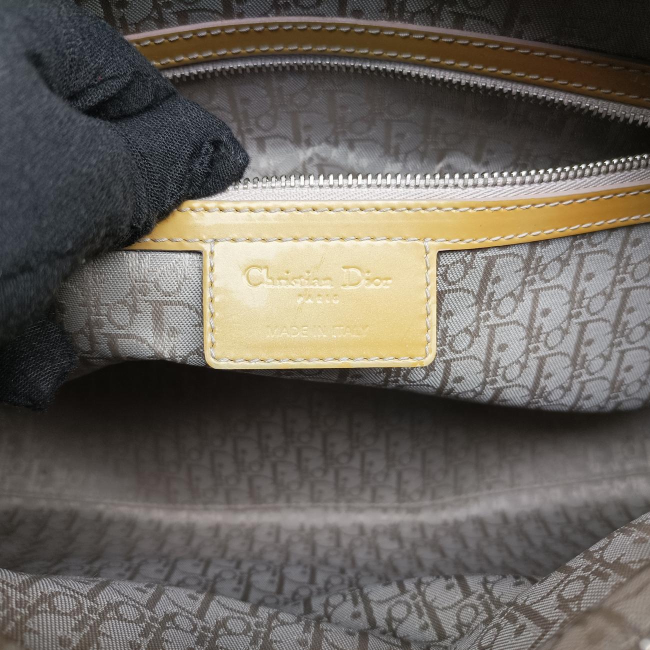 Lady Dior Yellow Patent 09-MA-1120 Aレディディオール イエロー パテント 09-MA-1120 A