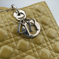 Lady Dior Yellow Patent 09-MA-1120 Aレディディオール イエロー パテント 09-MA-1120 A