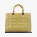 Lady Dior Yellow Patent 09-MA-1120 Aレディディオール イエロー パテント 09-MA-1120 A