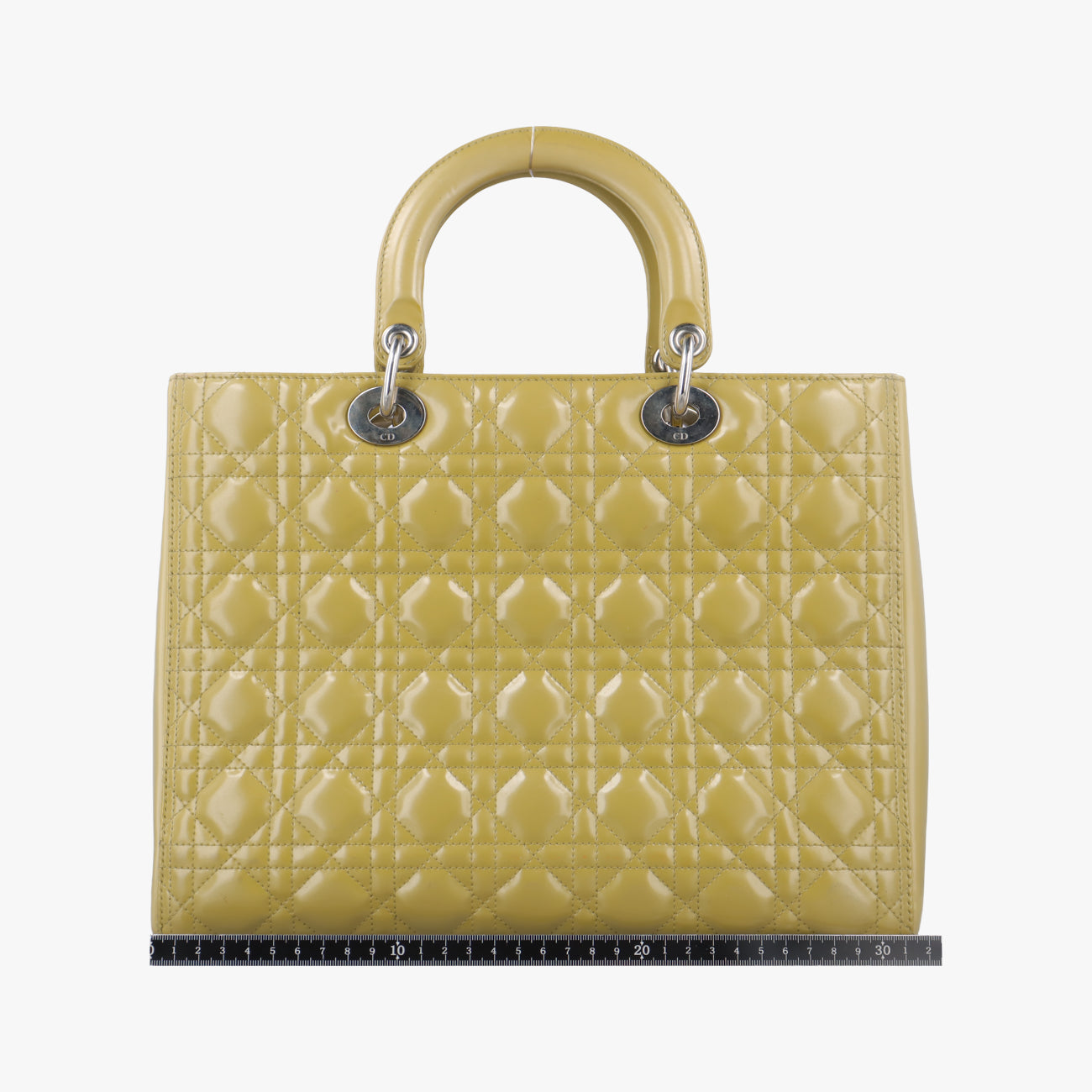 Lady Dior Yellow Patent 09-MA-1120 Aレディディオール イエロー パテント 09-MA-1120 A