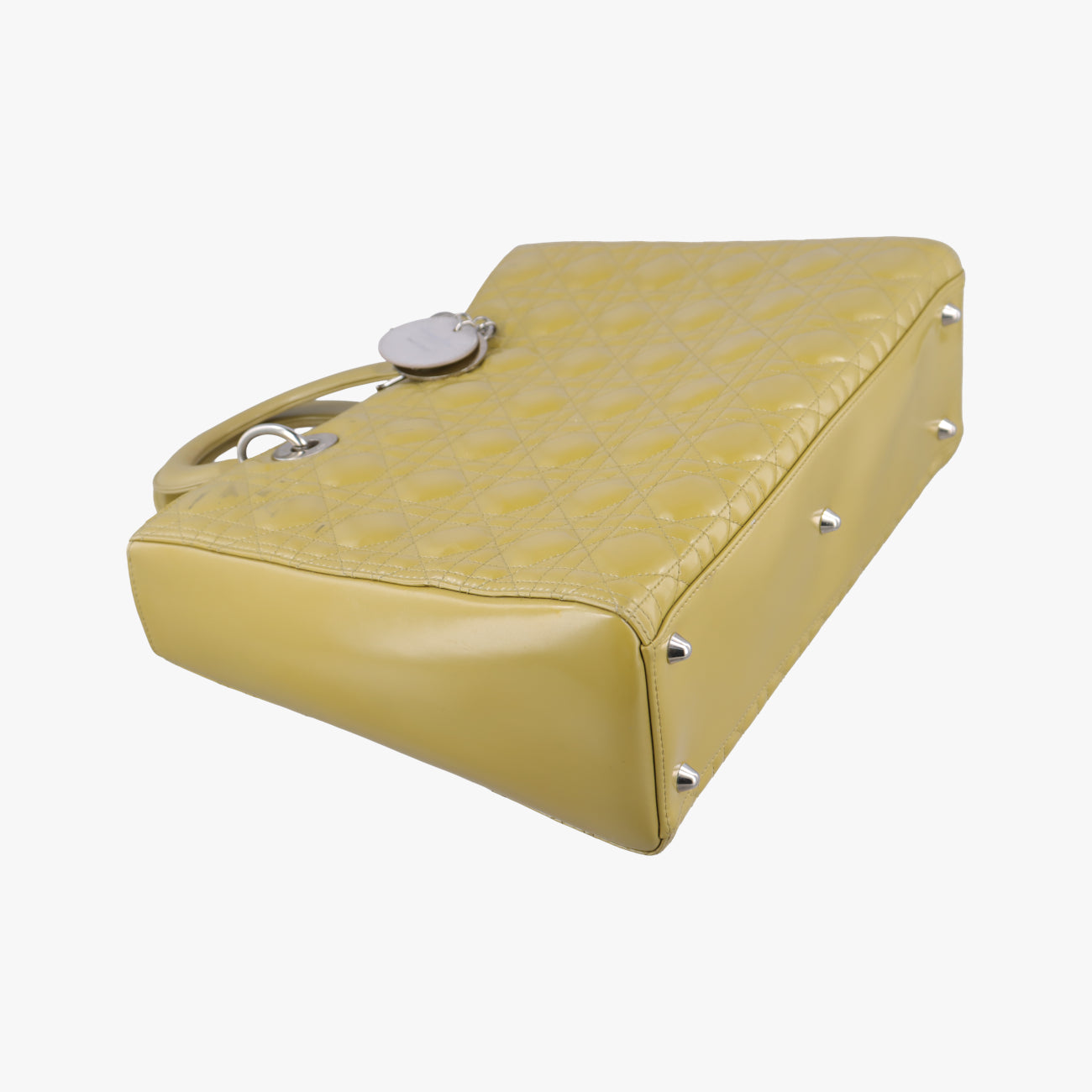 Lady Dior Yellow Patent 09-MA-1120 Aレディディオール イエロー パテント 09-MA-1120 A