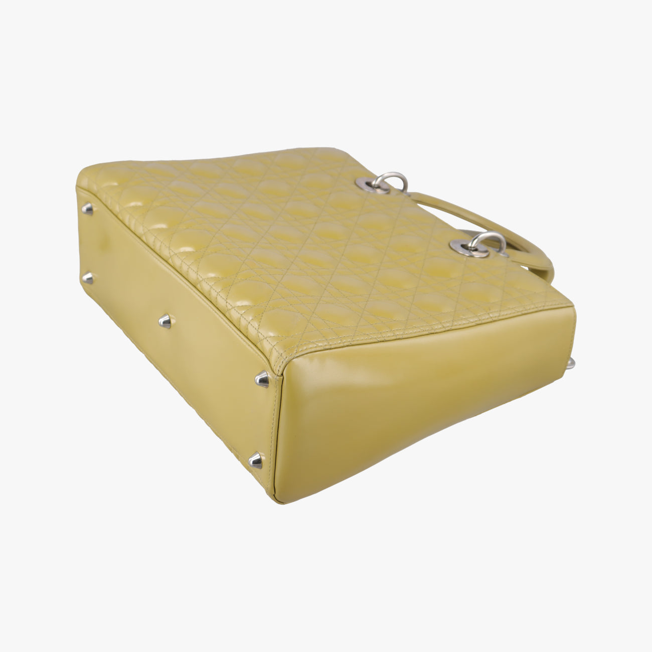 Lady Dior Yellow Patent 09-MA-1120 Aレディディオール イエロー パテント 09-MA-1120 A