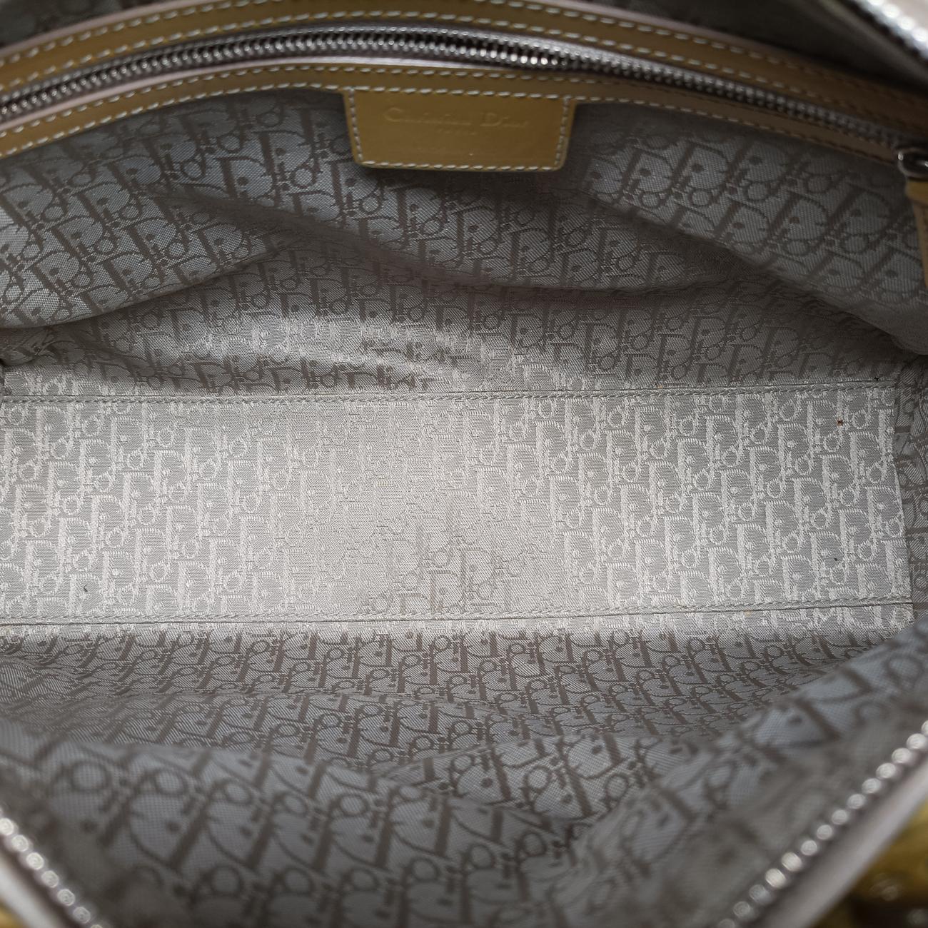 Lady Dior Yellow Patent 09-MA-1120 Aレディディオール イエロー パテント 09-MA-1120 A