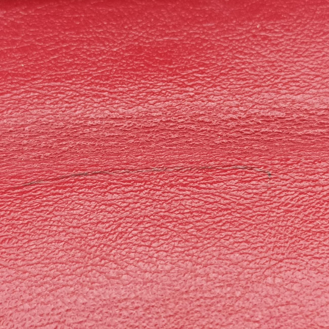 GG Marmont Black×red Leather 443497 F029673235GGマーモント ブラック×レッド レザー 443497 F029673235