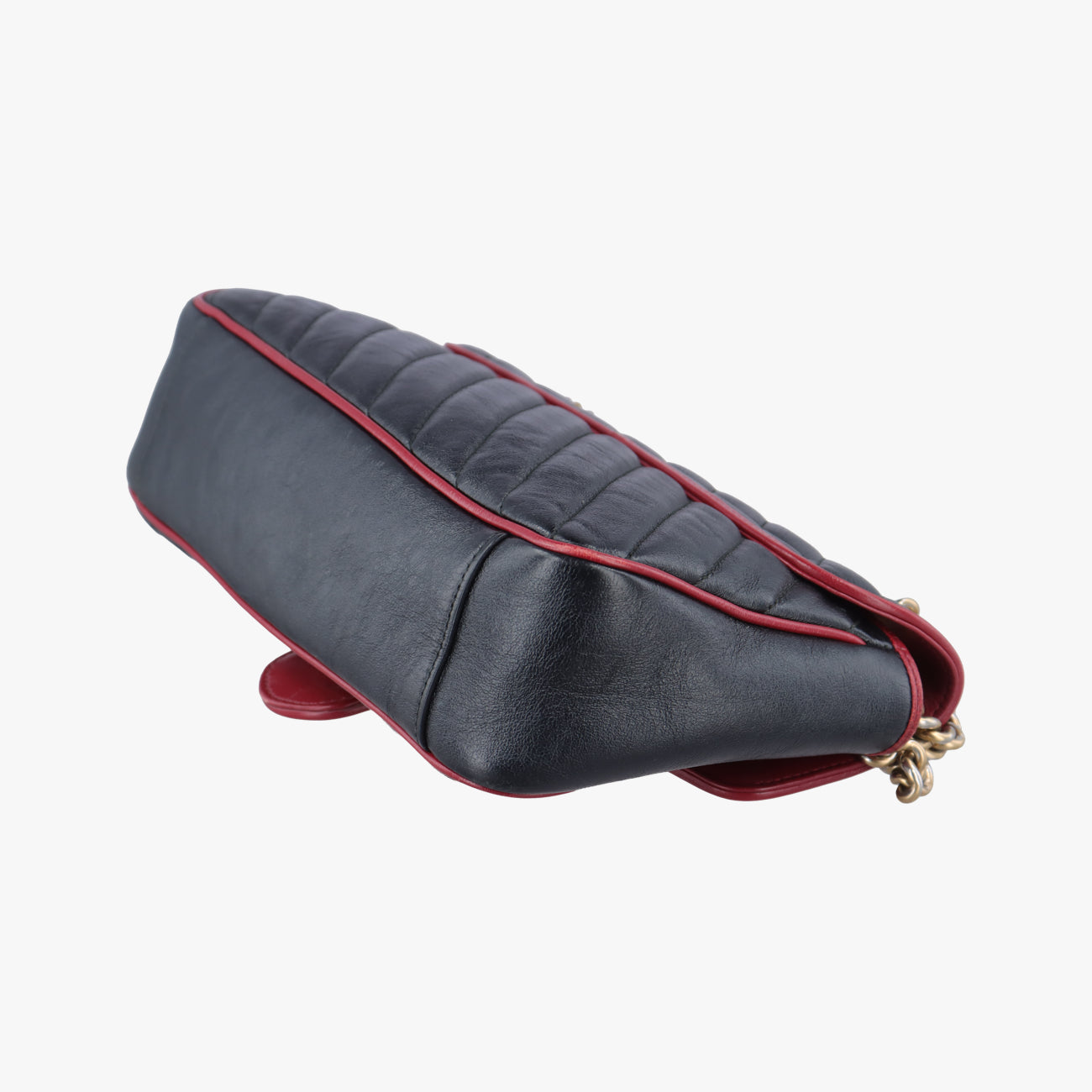 GG Marmont Black×red Leather 443497 F029673235GGマーモント ブラック×レッド レザー 443497 F029673235