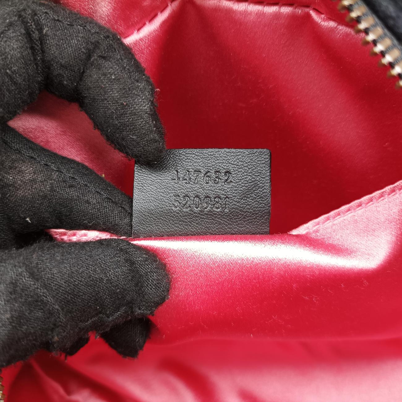 GG Marmont Black×Multicolor velour 447632 E026133117GGマーモント ブラック×マルチカラー ベロア 447632 E026133117