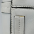 Cannage Detail Shopper Tote White Leather 01-RU-0136カナージュディテール ショッパートート ホワイト レザー 01-RU-0136