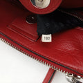 Twin Pocket Winged Tote Red Leather BN2619 180ツイン ポケット ウィング トート レッド レザー BN2619 180