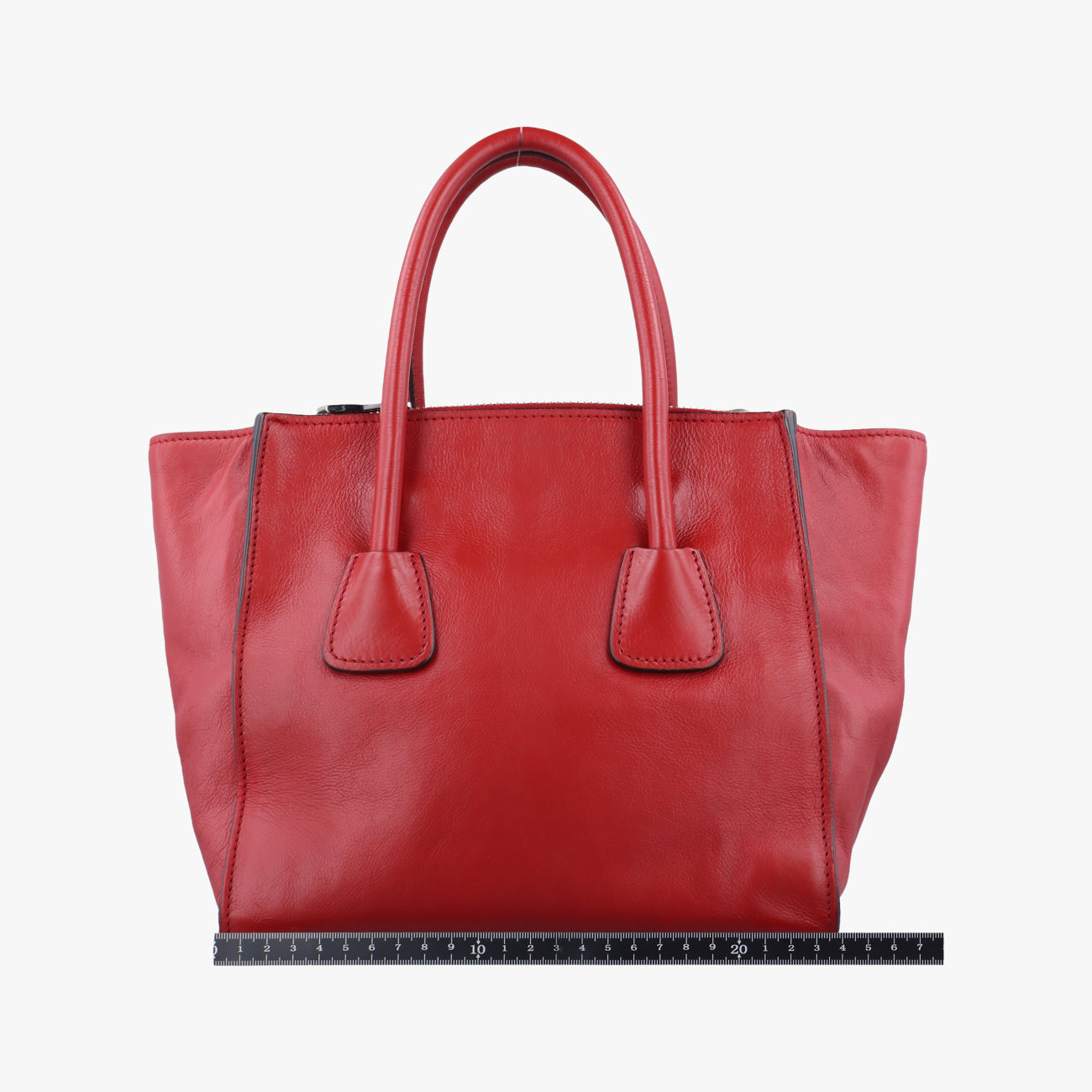 Twin Pocket Winged Tote Red Leather BN2619 180ツイン ポケット ウィング トート レッド レザー BN2619 180