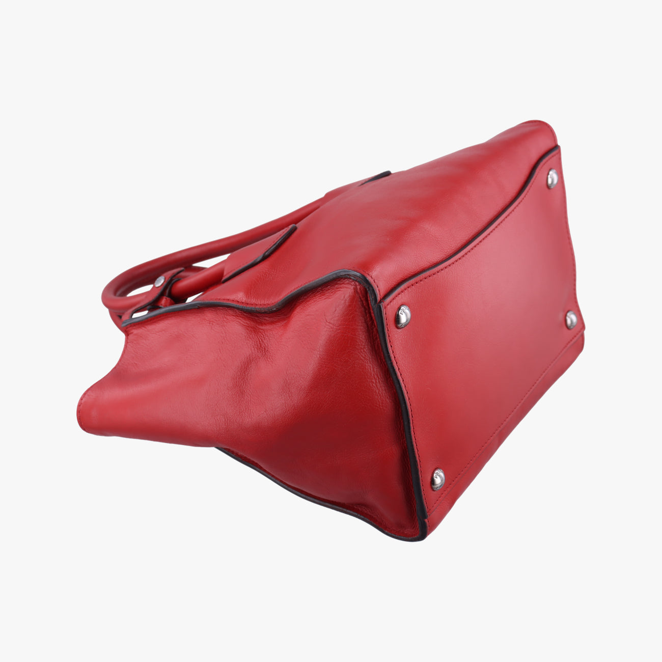 Twin Pocket Winged Tote Red Leather BN2619 180ツイン ポケット ウィング トート レッド レザー BN2619 180