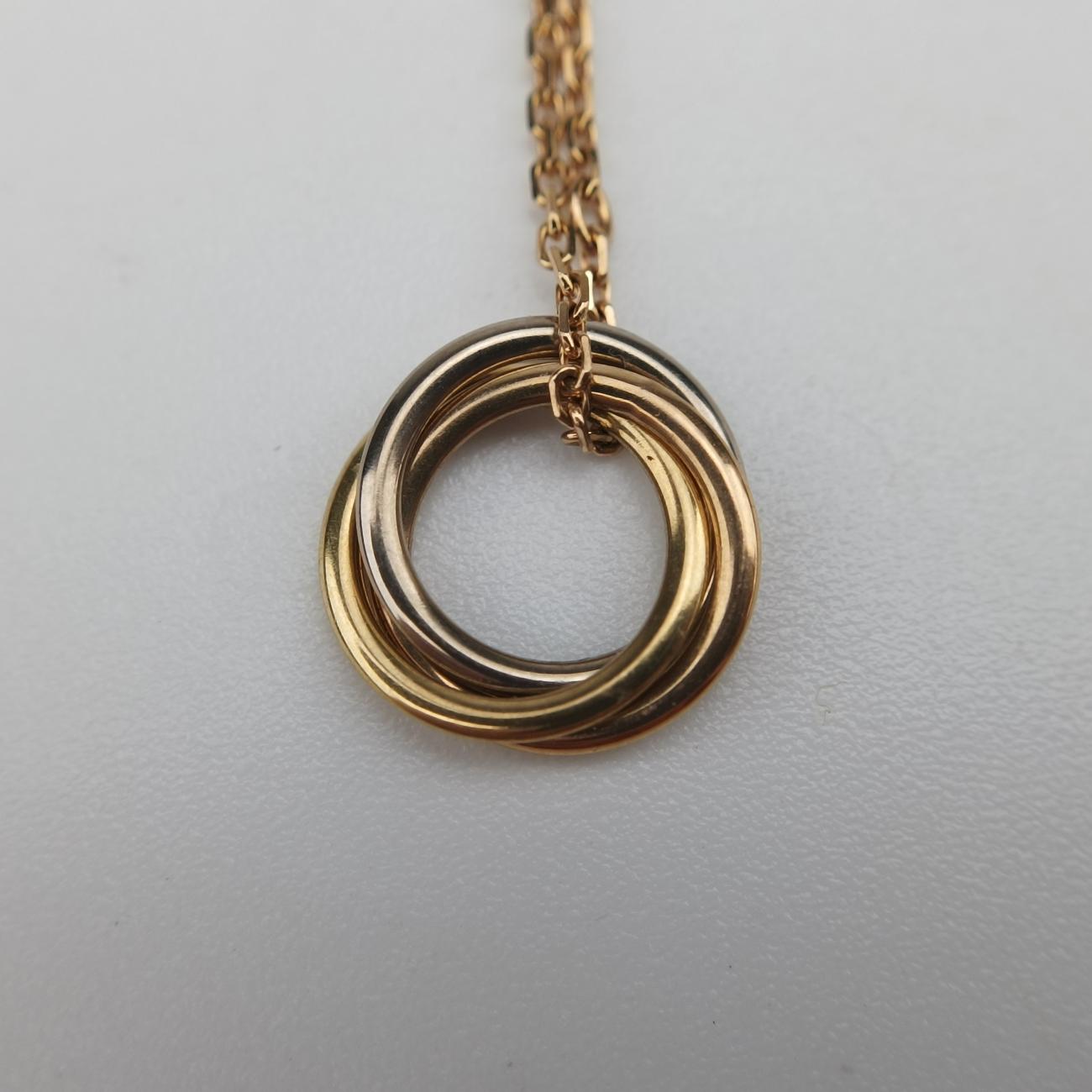 Trinity de Cartier Gold × Platinum × Rose Gold AU750 B6036815 LPL157トリニティ ドゥ カルティエ ゴールド × プラチナ × ローズゴールド AU750 B6036815 LPL157