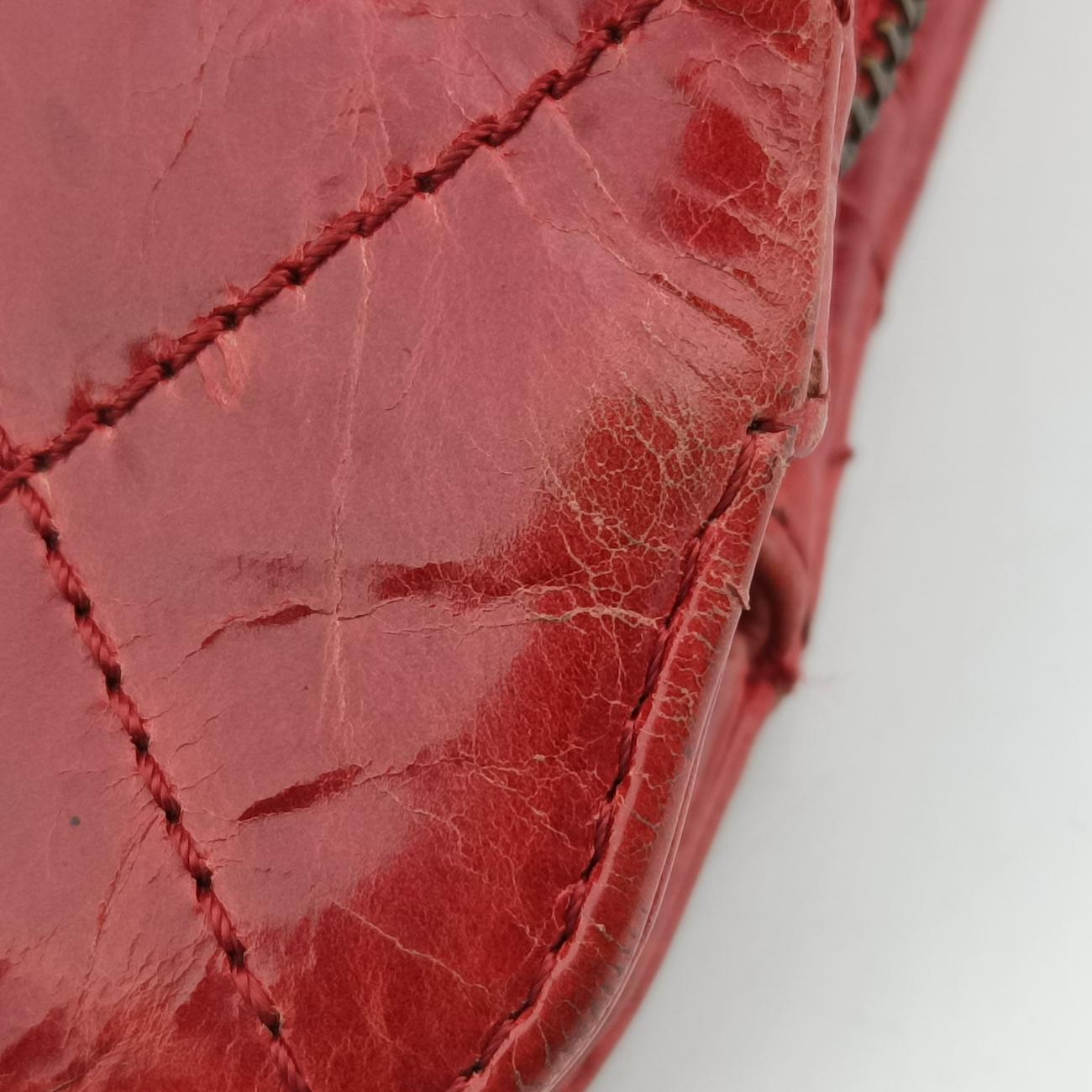 2.55 Matelasse Red Leather A66817 157460522.55 マトラッセ レッド レザー A66817 15746052