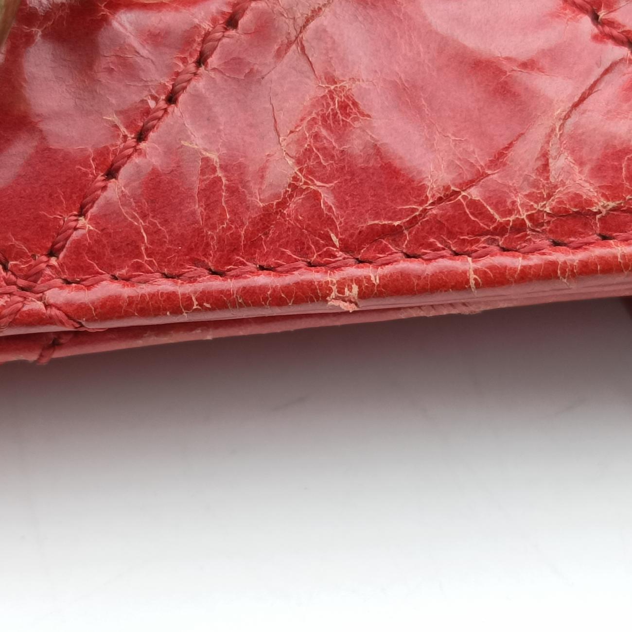 2.55 Matelasse Red Leather A66817 157460522.55 マトラッセ レッド レザー A66817 15746052