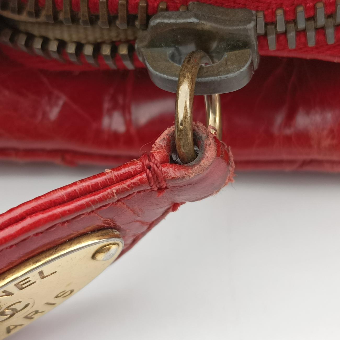 2.55 Matelasse Red Leather A66817 157460522.55 マトラッセ レッド レザー A66817 15746052