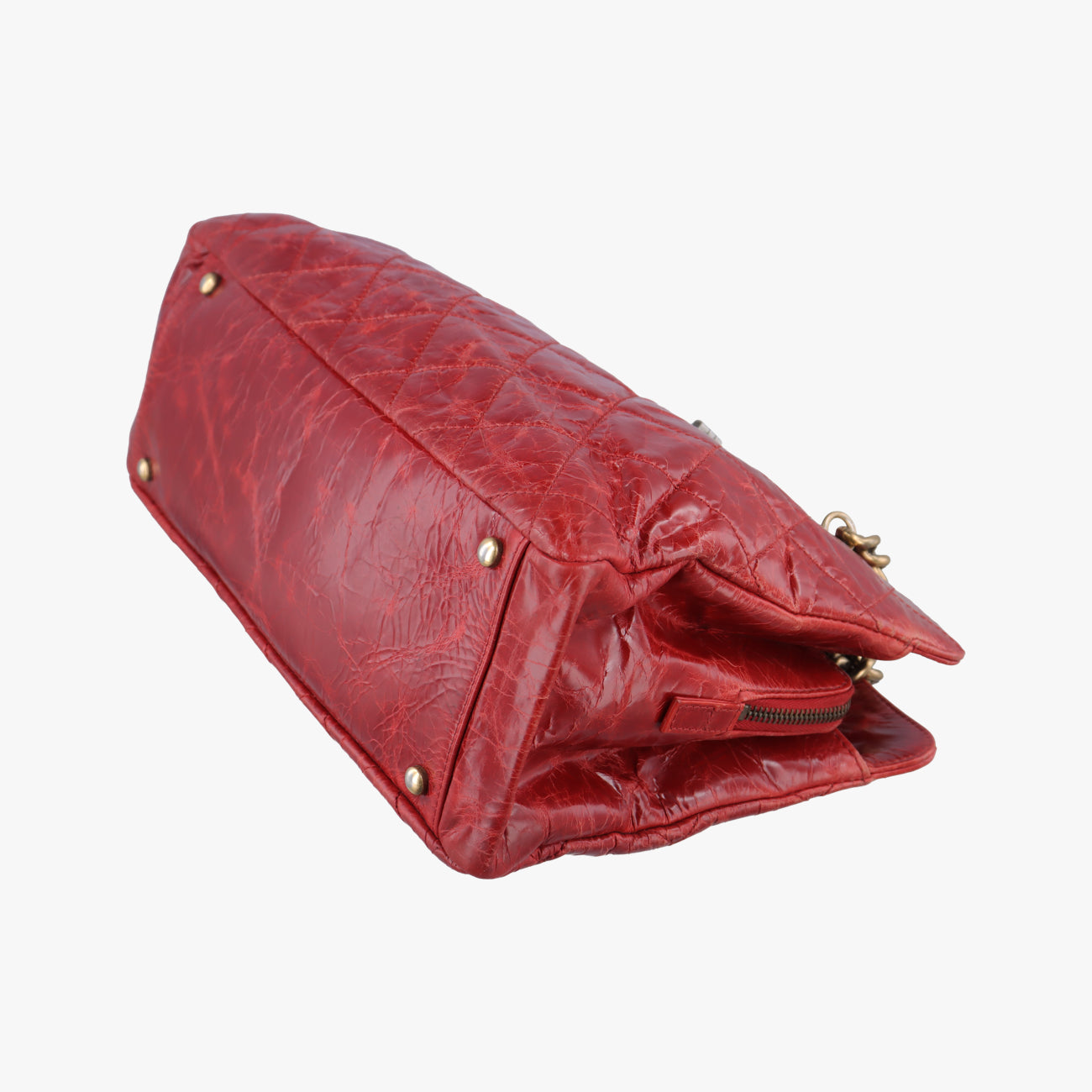 2.55 Matelasse Red Leather A66817 157460522.55 マトラッセ レッド レザー A66817 15746052