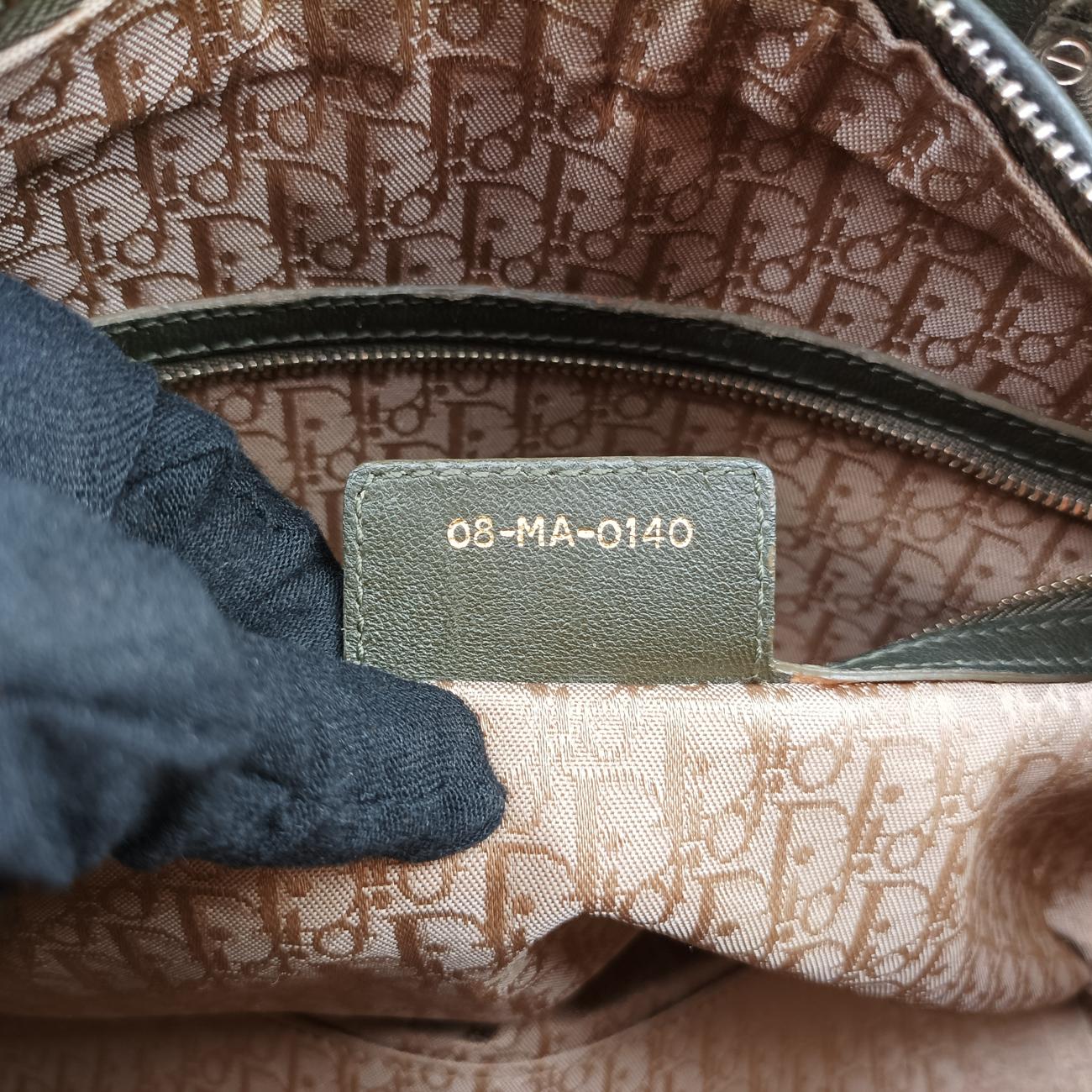 Lady Dior Green lambskin 08-MA-0140レディディオール グリーン ラムスキン 08-MA-0140
