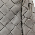 Roma Intrecciato Grey lambskin B07264524Kローマ イントレチャート グレー ラムスキン B07264524K