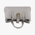 Roma Intrecciato Grey lambskin B07264524Kローマ イントレチャート グレー ラムスキン B07264524K