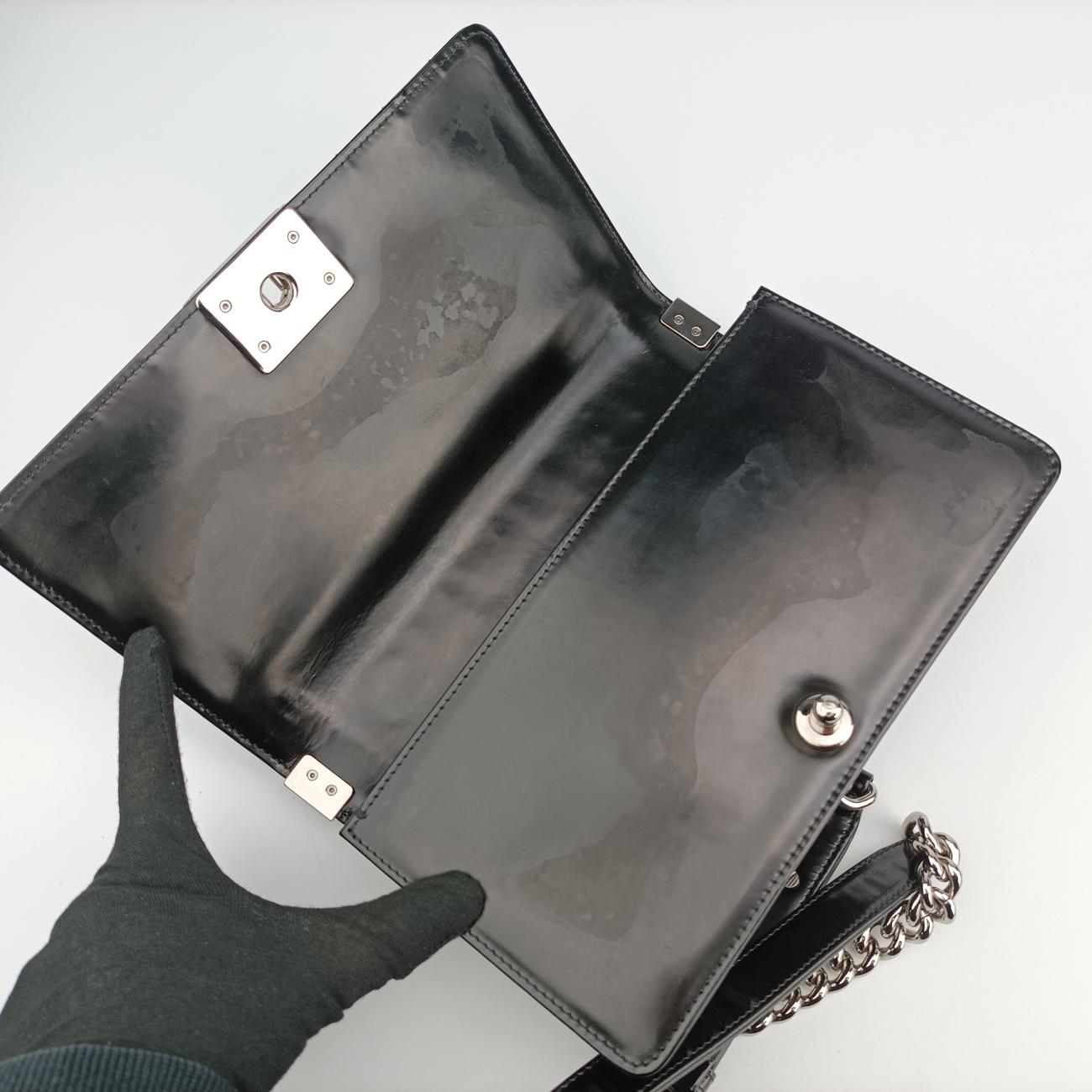 BOY CHANEL Black Patent A67018 16401692ボーイシャネル ブラック パテント A67018 16401692