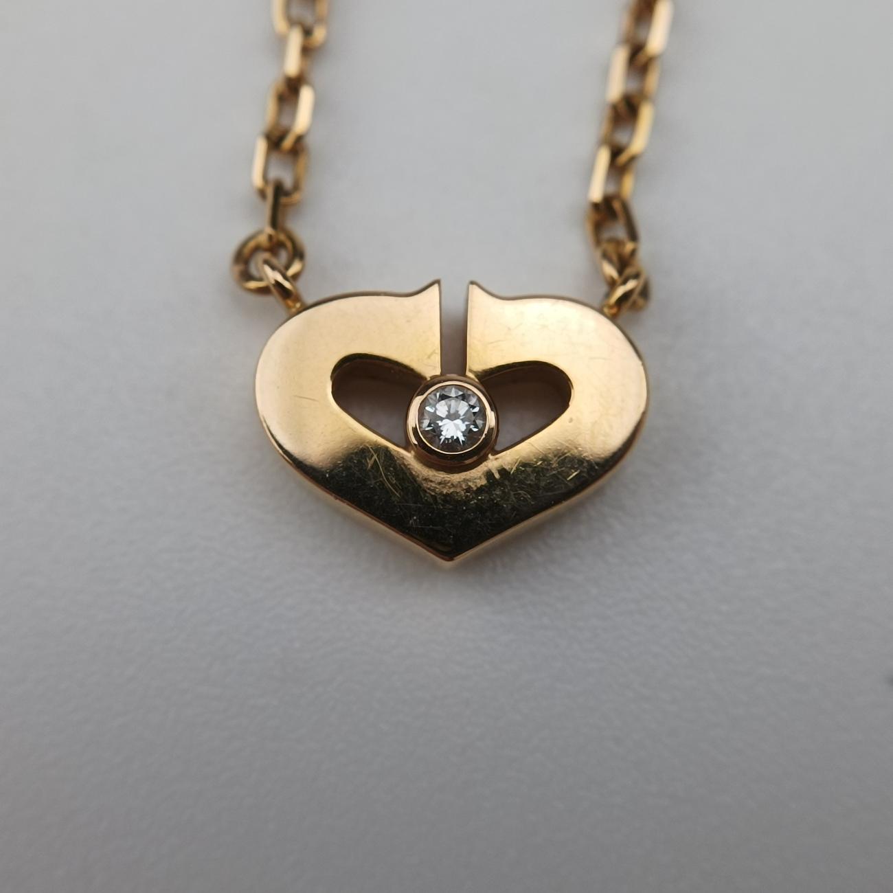 C Heart Golden AU750 B3040400 AFQ796Cハート ゴールド AU750 B3040400 AFQ796