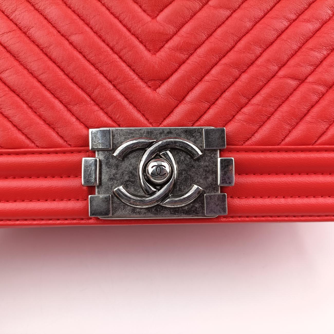 BOY CHANEL Orange lambskin A92828 20640044ボーイシャネル オレンジ ラムスキン A92828 20640044