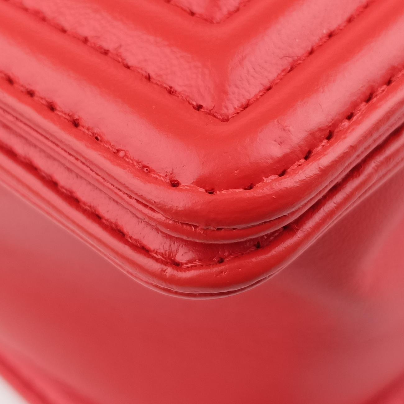 BOY CHANEL Orange lambskin A92828 20640044ボーイシャネル オレンジ ラムスキン A92828 20640044