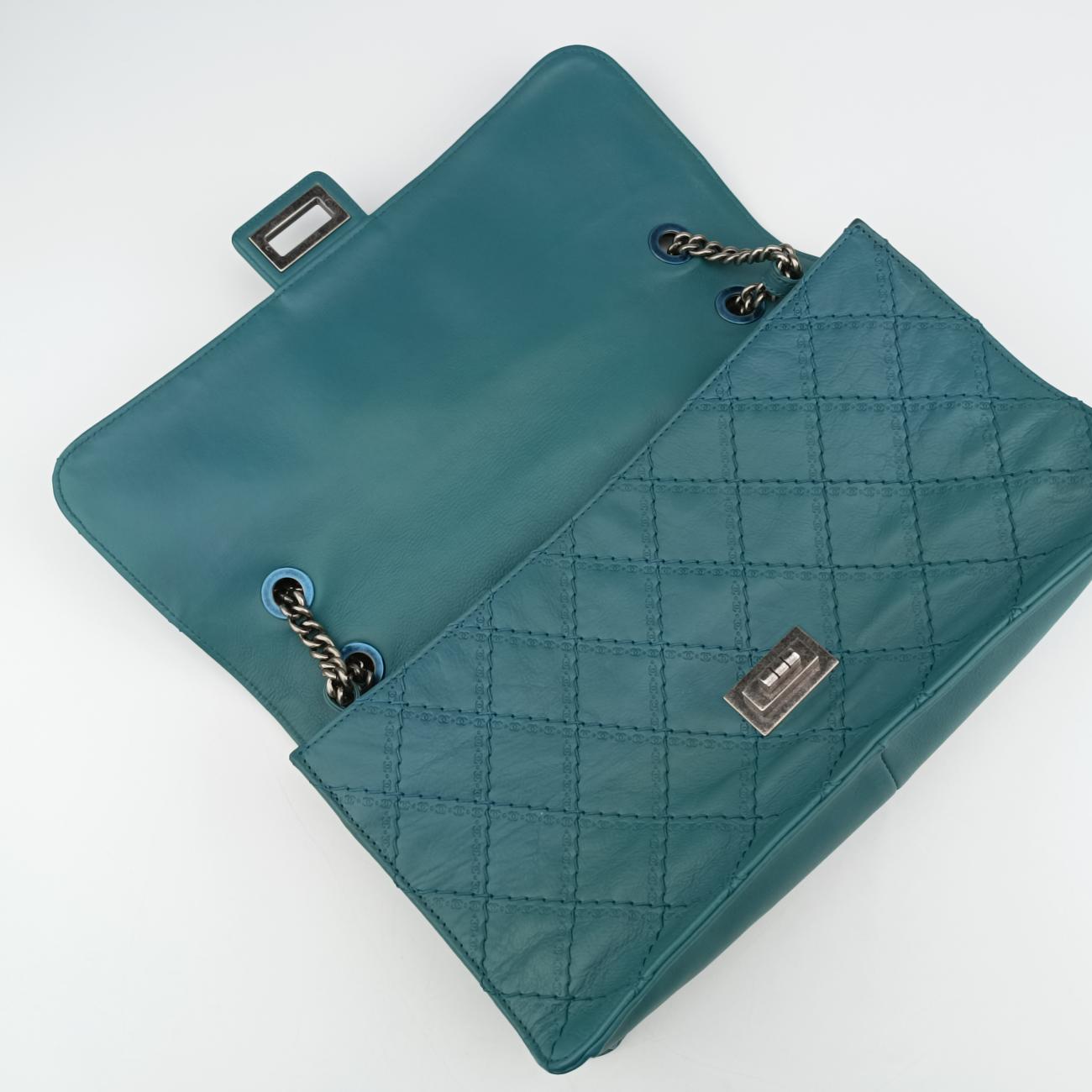 2.55 Matelasse Blue lambskin A66985 161038802.55 マトラッセ ブルー ラムスキン A66985 16103880