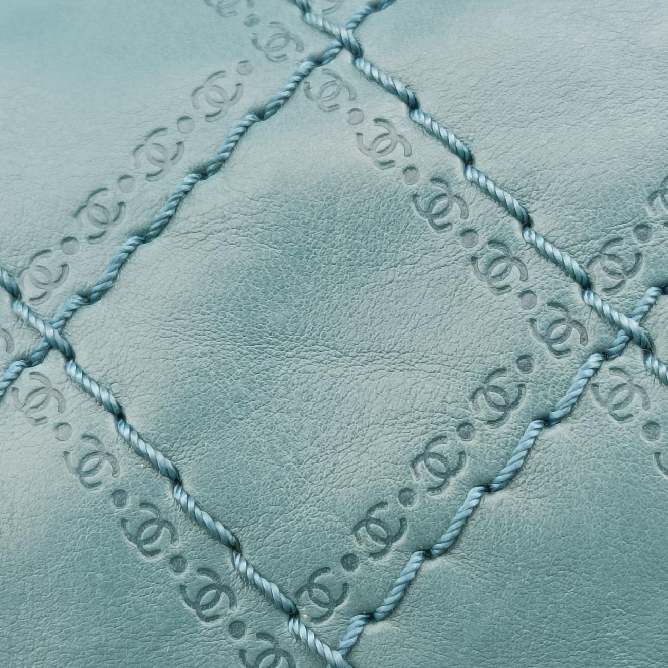 2.55 Matelasse Blue lambskin A66985 161038802.55 マトラッセ ブルー ラムスキン A66985 16103880