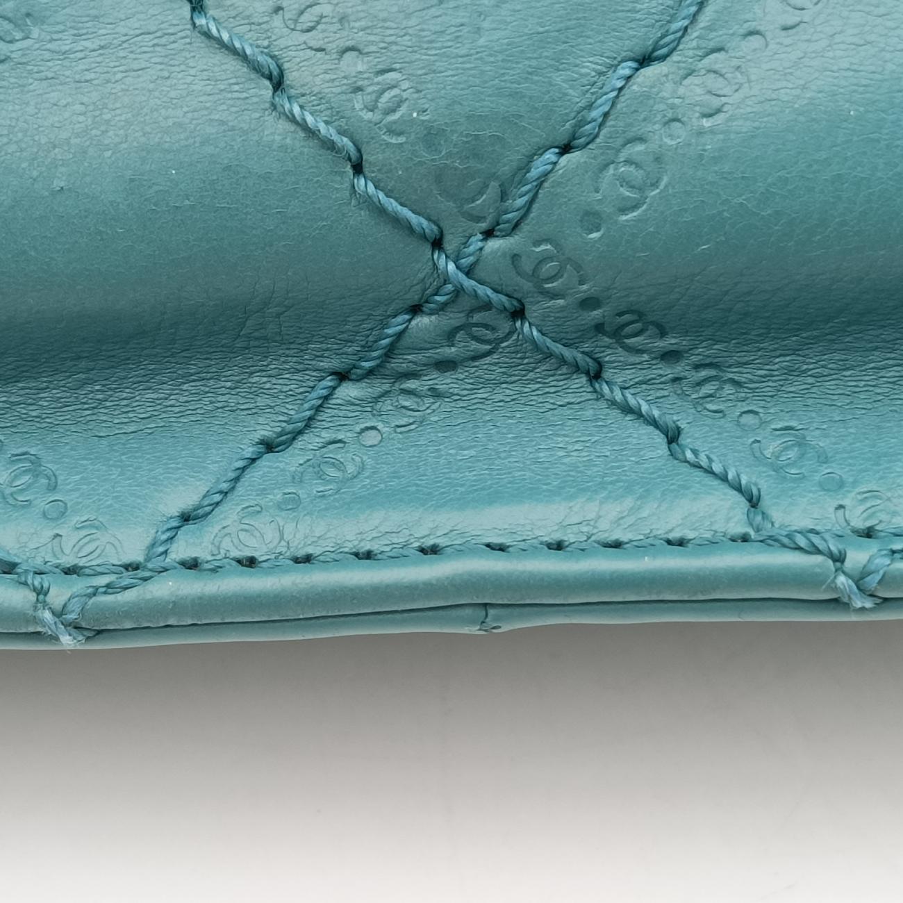 2.55 Matelasse Blue lambskin A66985 161038802.55 マトラッセ ブルー ラムスキン A66985 16103880