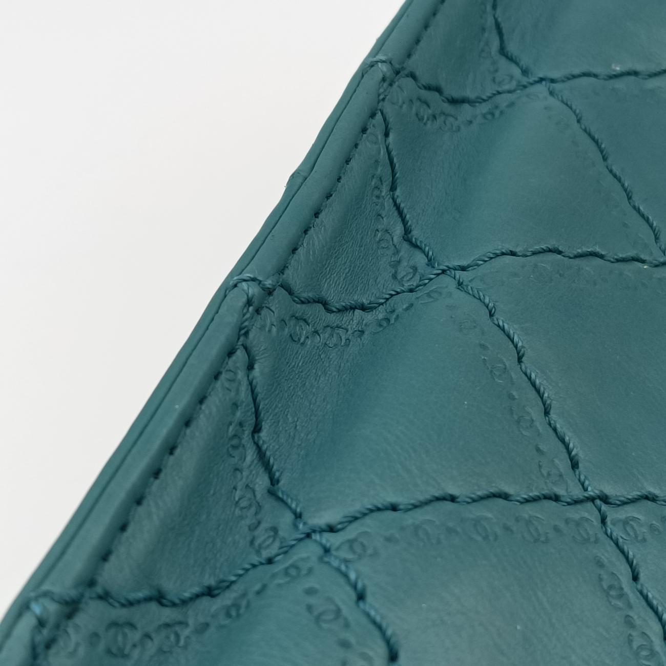 2.55 Matelasse Blue lambskin A66985 161038802.55 マトラッセ ブルー ラムスキン A66985 16103880