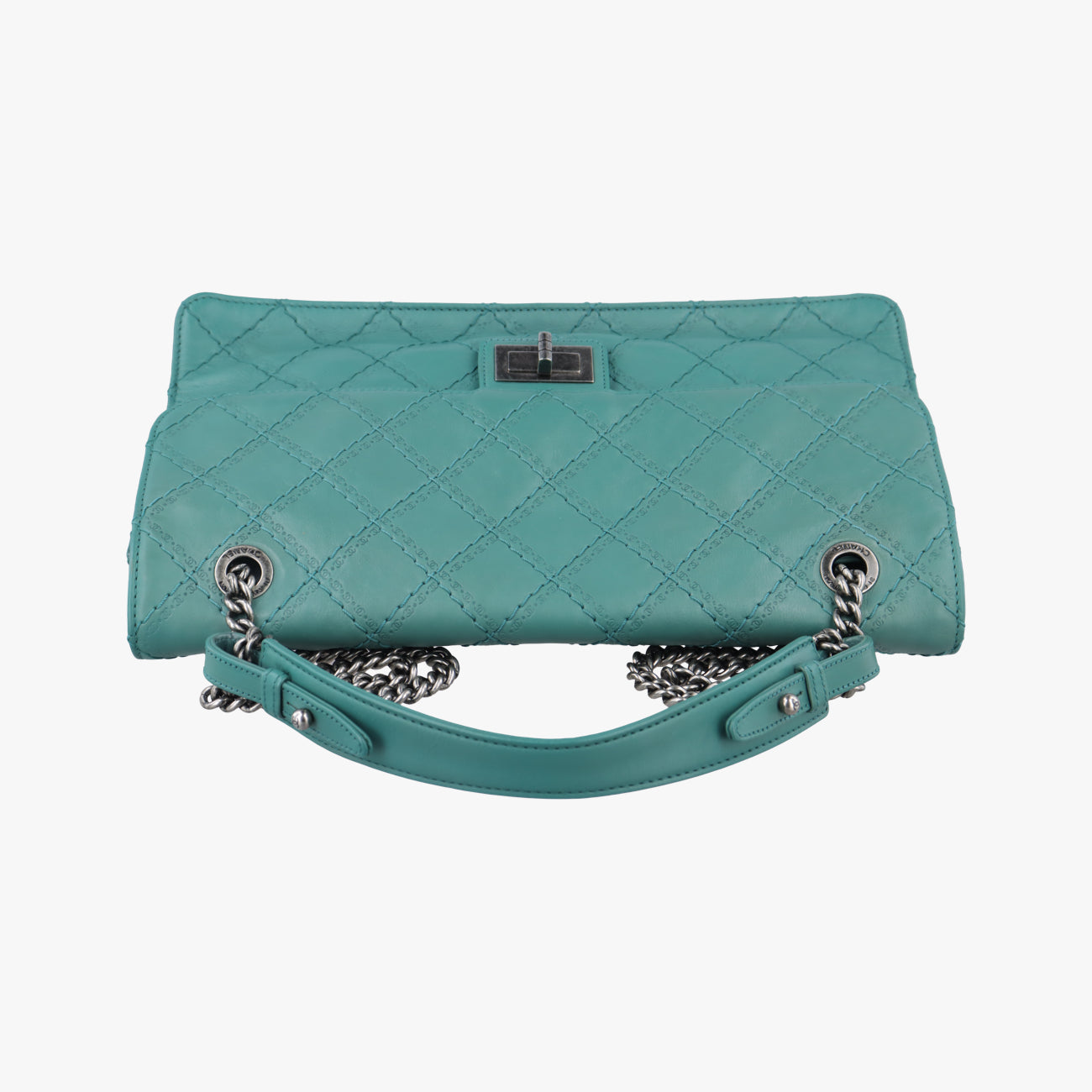 2.55 Matelasse Blue lambskin A66985 161038802.55 マトラッセ ブルー ラムスキン A66985 16103880