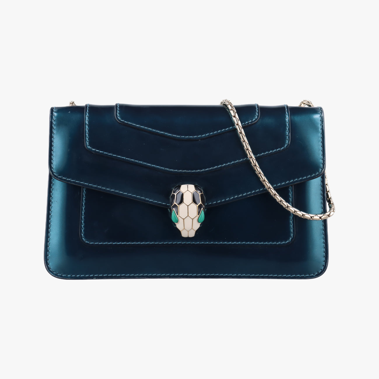 SERPENTI FOREVER Blue Patent AC.F16.281210セルペンティ フォーエバー ブルー パテント AC.F16.281210