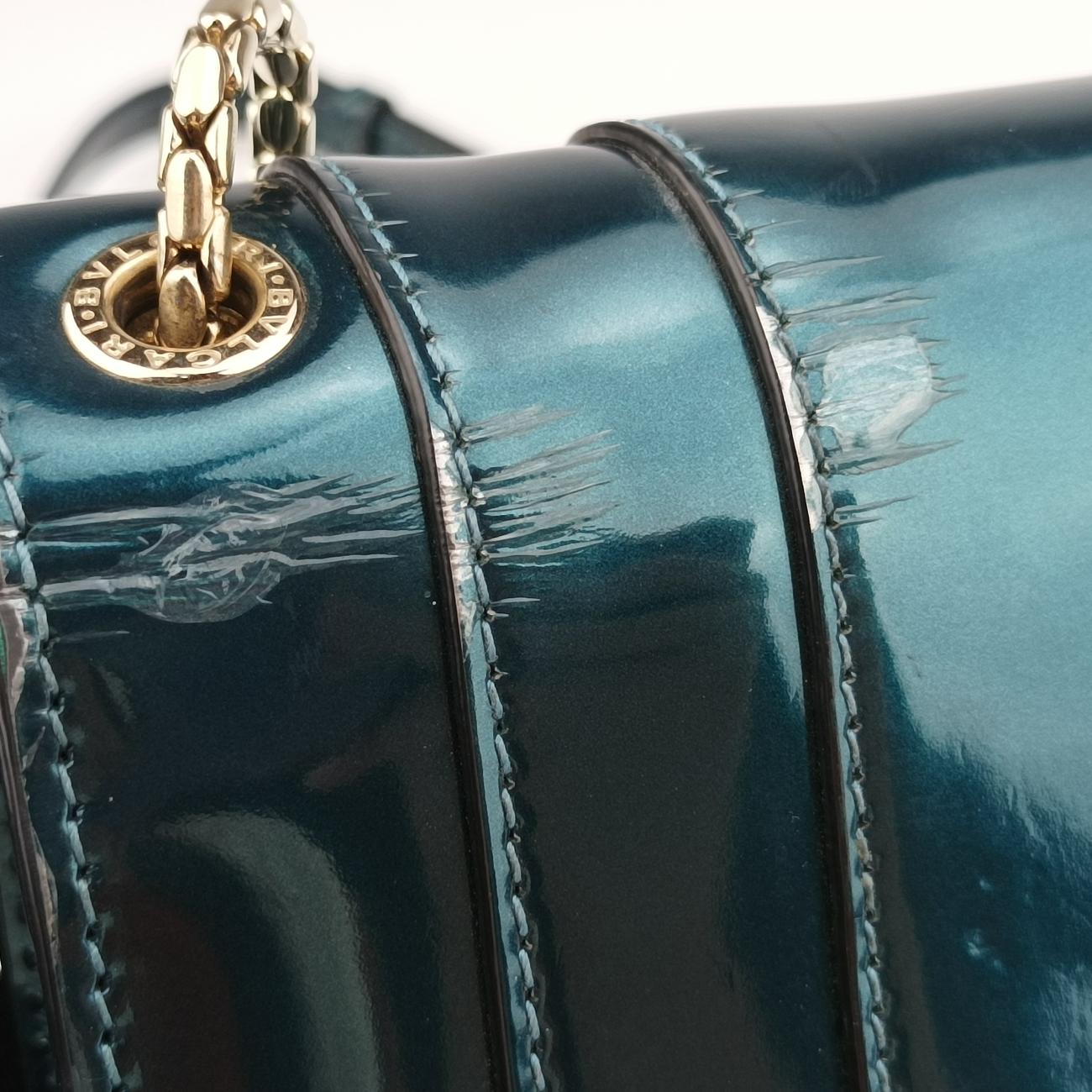 SERPENTI FOREVER Blue Patent AC.F16.281210セルペンティ フォーエバー ブルー パテント AC.F16.281210