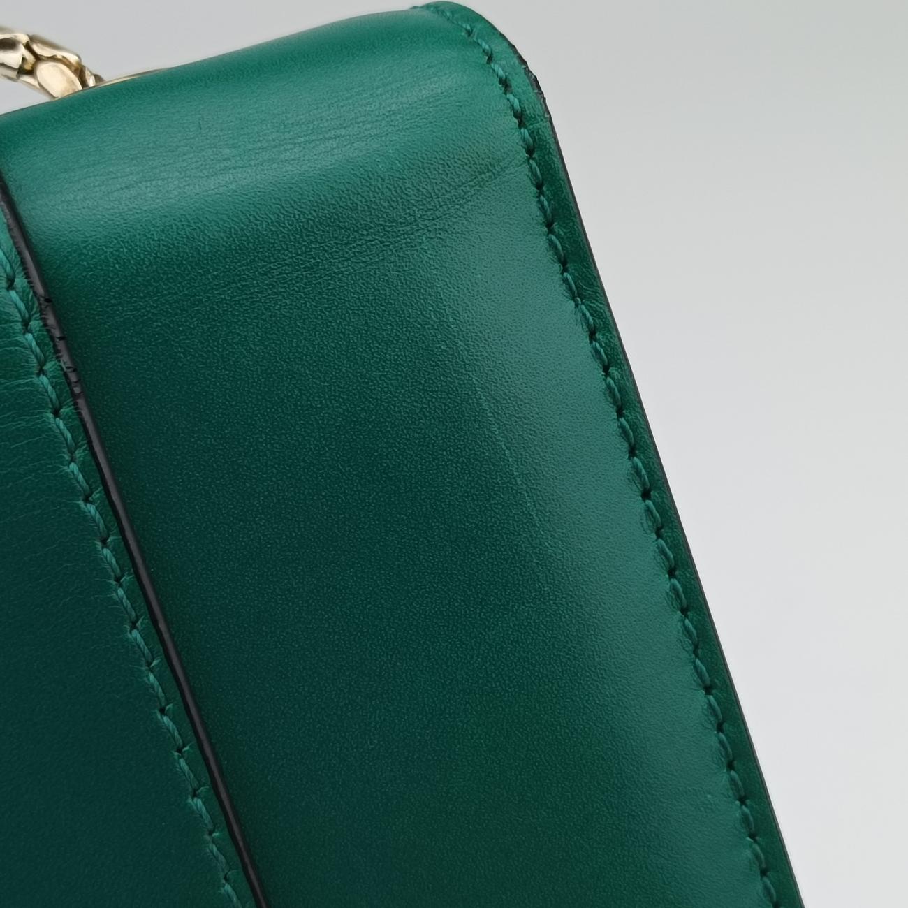 Serpenti Forever Green leather MM.M13.34566セルペンティ フォーエバー グリーン レザー MM.M13.34566