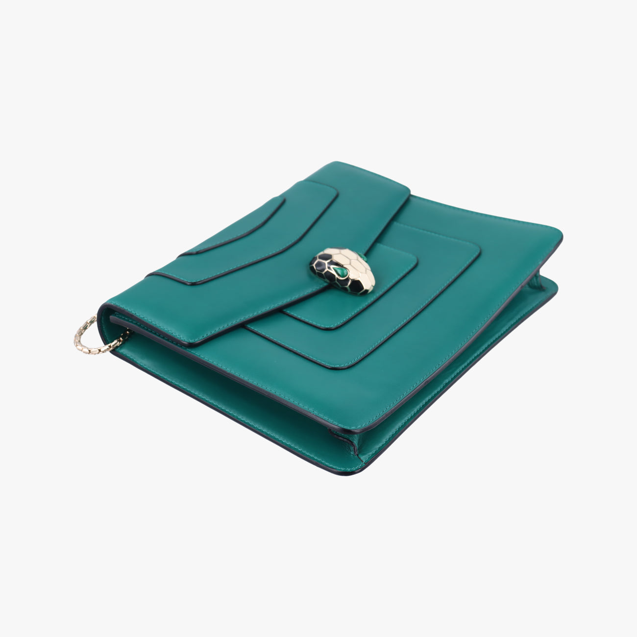 Serpenti Forever Green leather MM.M13.34566セルペンティ フォーエバー グリーン レザー MM.M13.34566