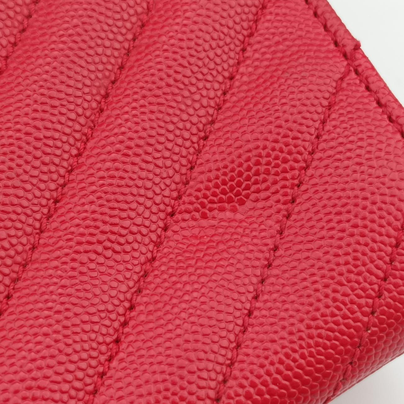 ENVELOPE Red Cavier skin 354118 ARS354118.0314モノグラム レッド キャビアスキン 354118 ARS354118.0314