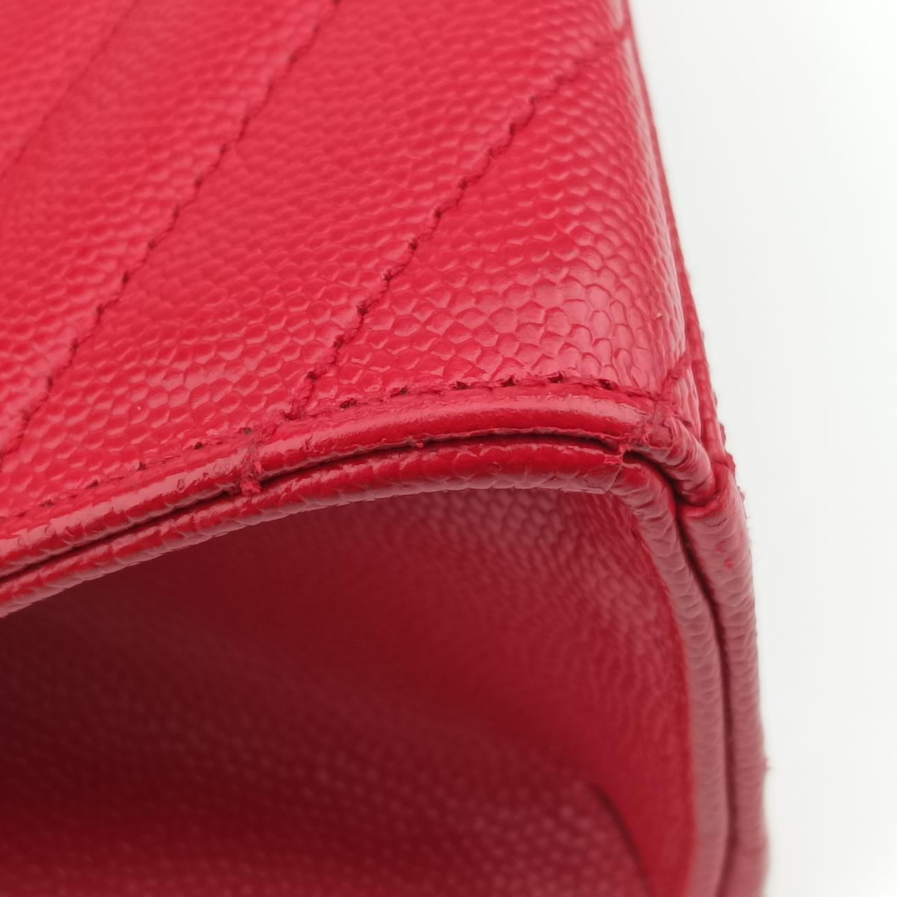 ENVELOPE Red Cavier skin 354118 ARS354118.0314モノグラム レッド キャビアスキン 354118 ARS354118.0314