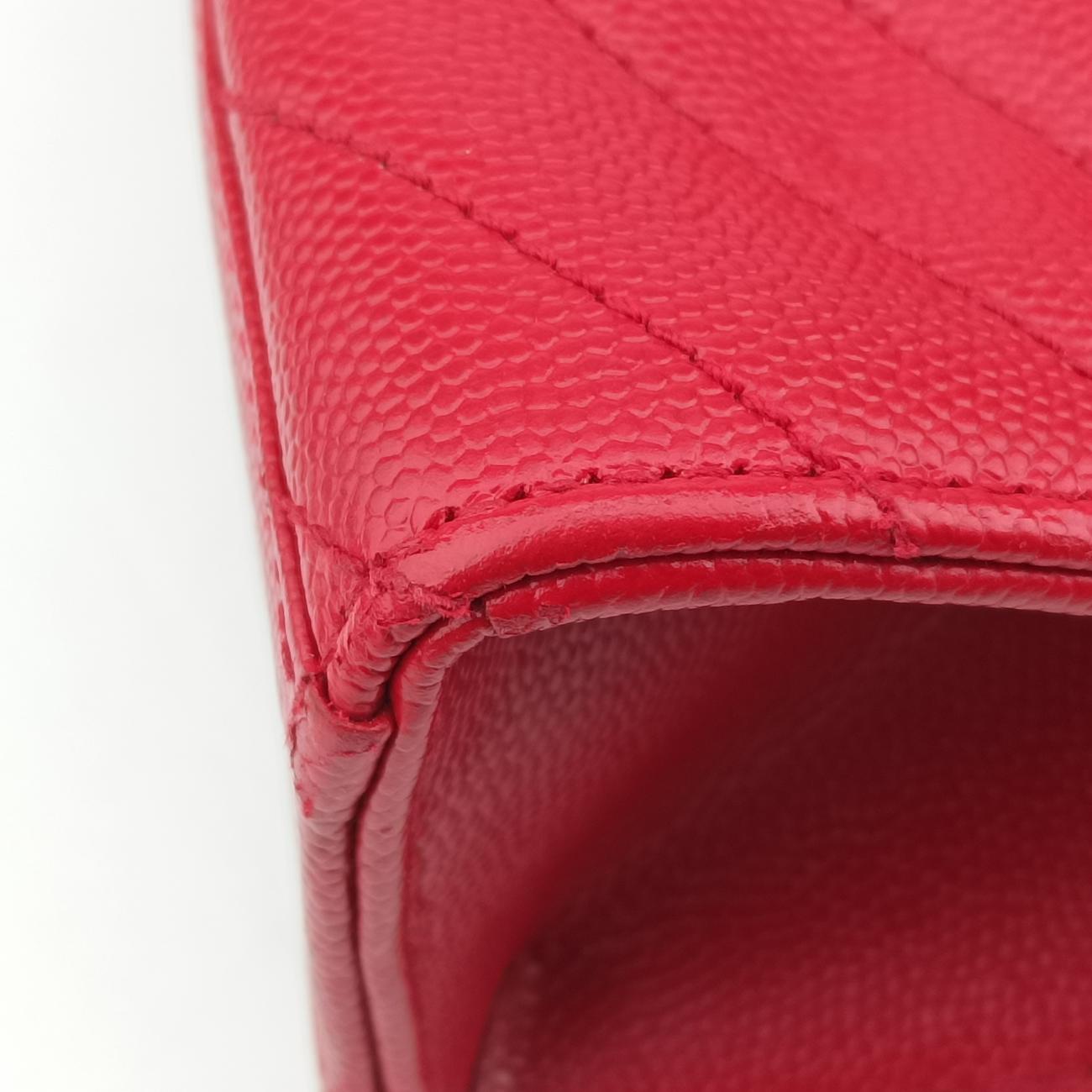 ENVELOPE Red Cavier skin 354118 ARS354118.0314モノグラム レッド キャビアスキン 354118 ARS354118.0314