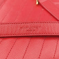 ENVELOPE Red Cavier skin 354118 ARS354118.0314モノグラム レッド キャビアスキン 354118 ARS354118.0314