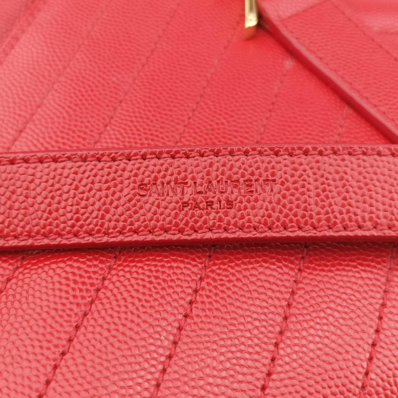 ENVELOPE Red Cavier skin 354118 ARS354118.0314モノグラム レッド キャビアスキン 354118 ARS354118.0314