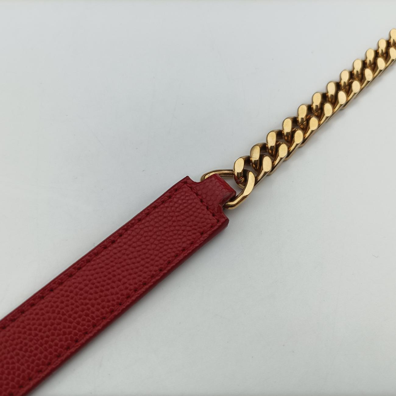 ENVELOPE Red Cavier skin 354118 ARS354118.0314モノグラム レッド キャビアスキン 354118 ARS354118.0314