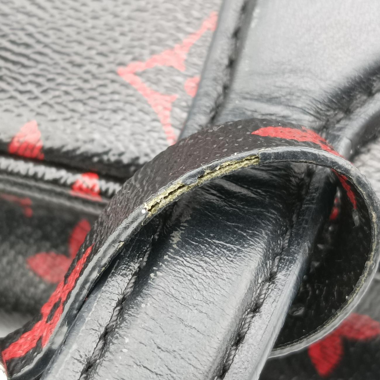 Dora Soft BB Rouge x Noir Damier Canvas M50217 FL1105ドラ ソフト BB ルージュ×ノワール ダミエキャンバス M50217 FL1105