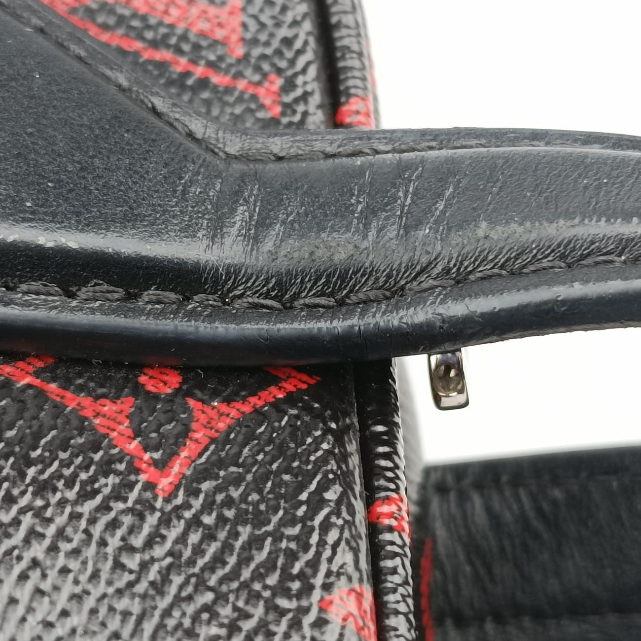 Dora Soft BB Rouge x Noir Damier Canvas M50217 FL1105ドラ ソフト BB ルージュ×ノワール ダミエキャンバス M50217 FL1105