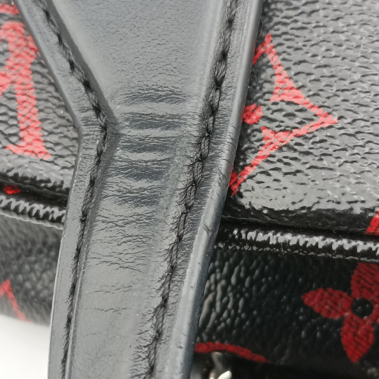 Dora Soft BB Rouge x Noir Damier Canvas M50217 FL1105ドラ ソフト BB ルージュ×ノワール ダミエキャンバス M50217 FL1105