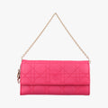 Lady Dior cannage Pink lambskin 02-LU-0172レディディオール カナージュ ピンク ラムスキン 02-LU-0172