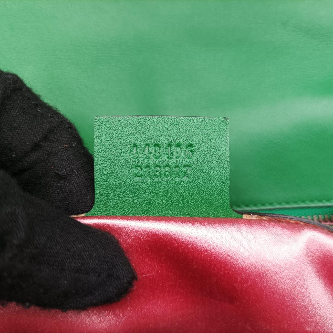 GG Marmont Green×Multicolour silk 443496 D021916302GGマーモント グリーン×マルチカラー シルク 443496 D021916302