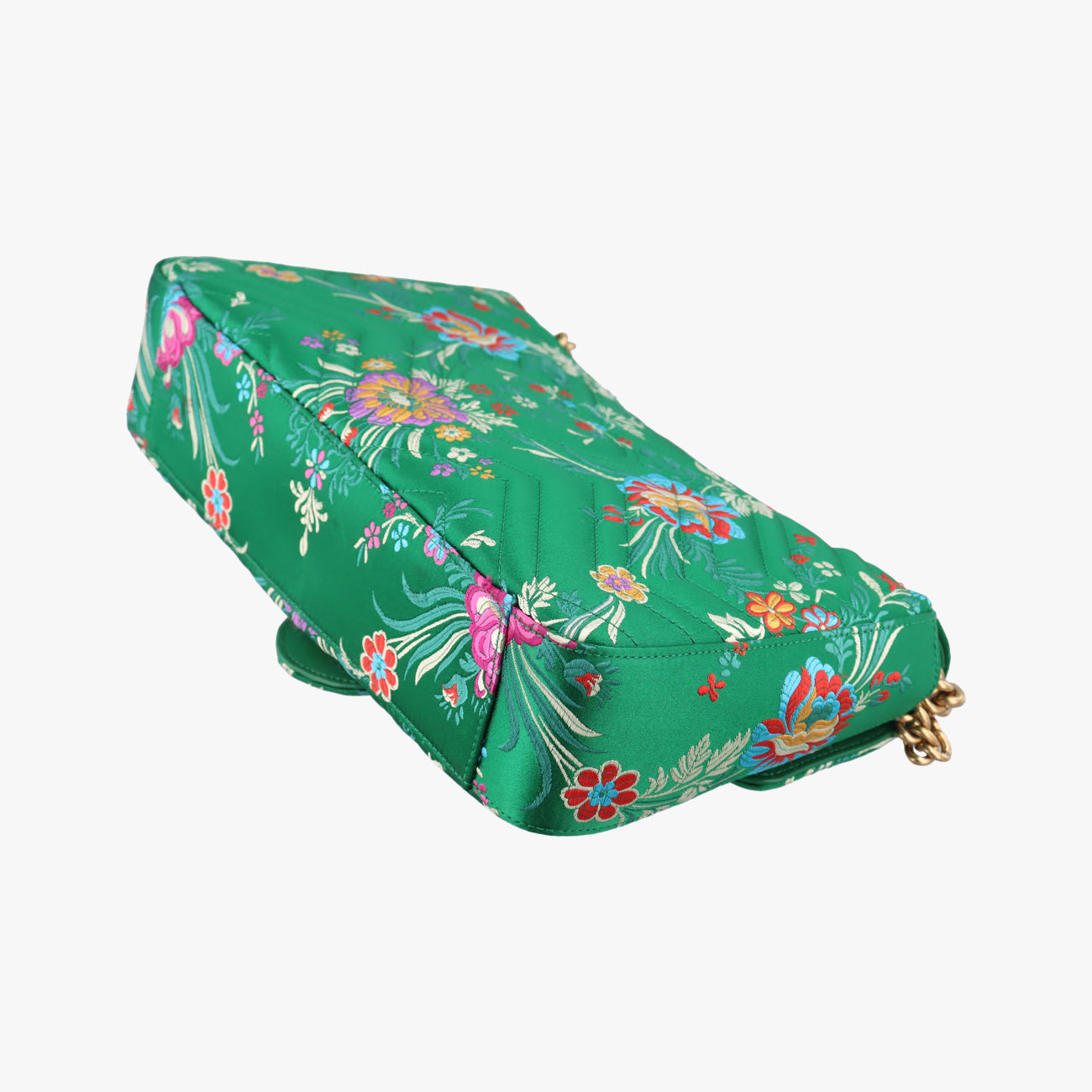 GG Marmont Green×Multicolour silk 443496 D021916302GGマーモント グリーン×マルチカラー シルク 443496 D021916302