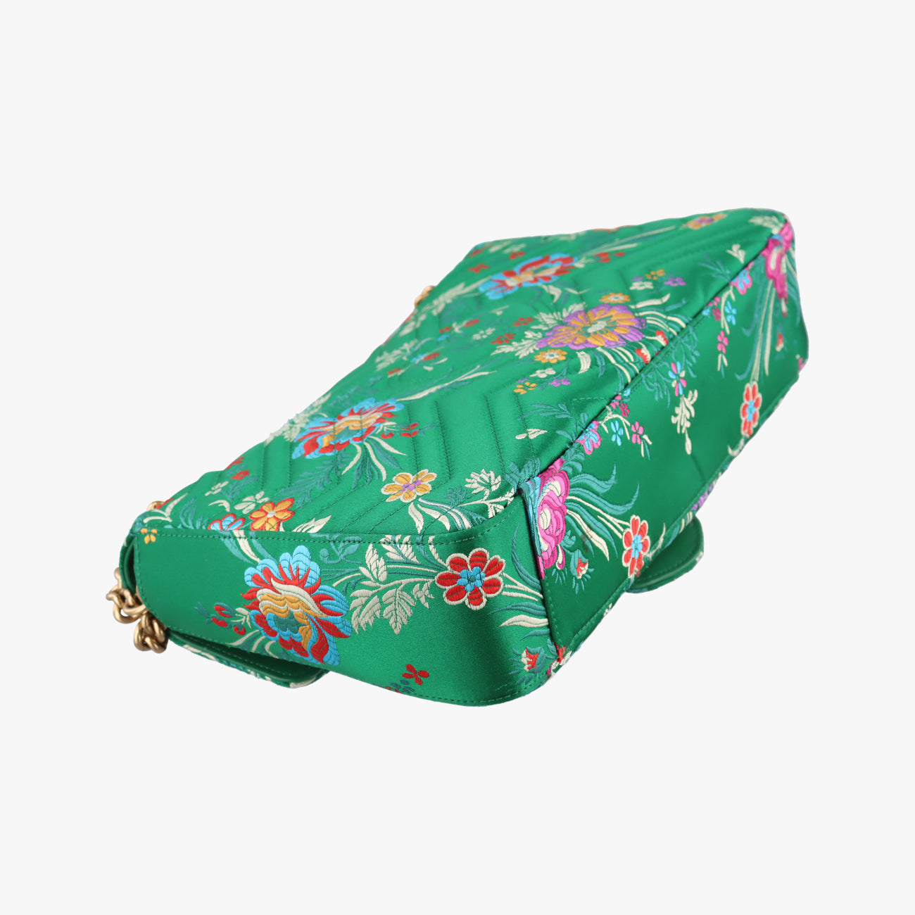 GG Marmont Green×Multicolour silk 443496 D021916302GGマーモント グリーン×マルチカラー シルク 443496 D021916302